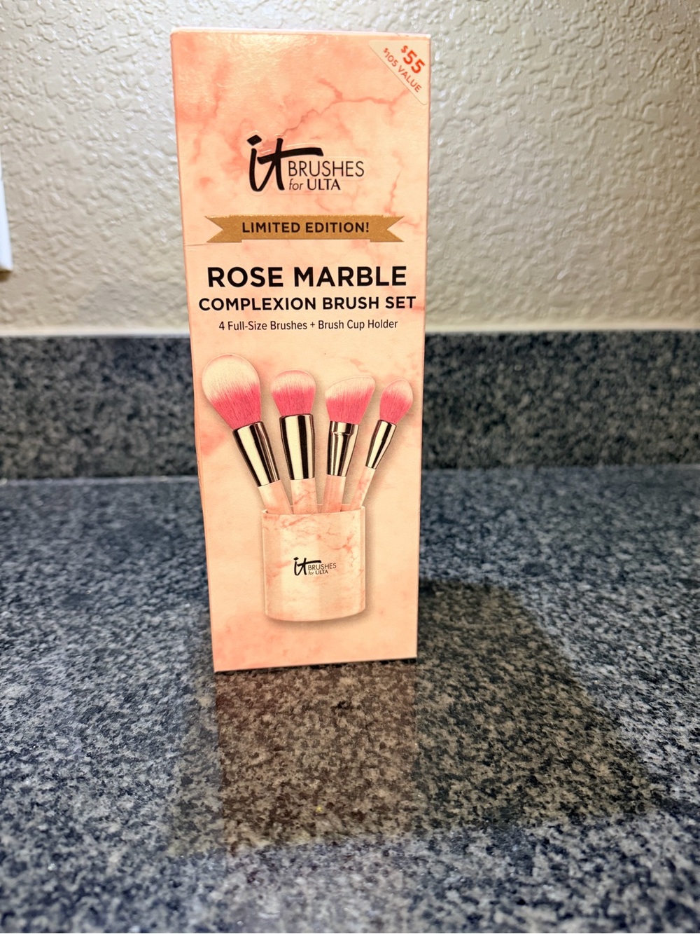 it Cosmetics Rose Marble Complexion Brush Set